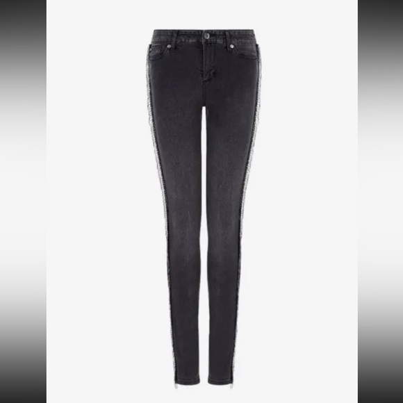 NWT Jeans Armani Exchange J69 Super Skinny Lift-Up Mid Rise 31R - Picture 1 of 4